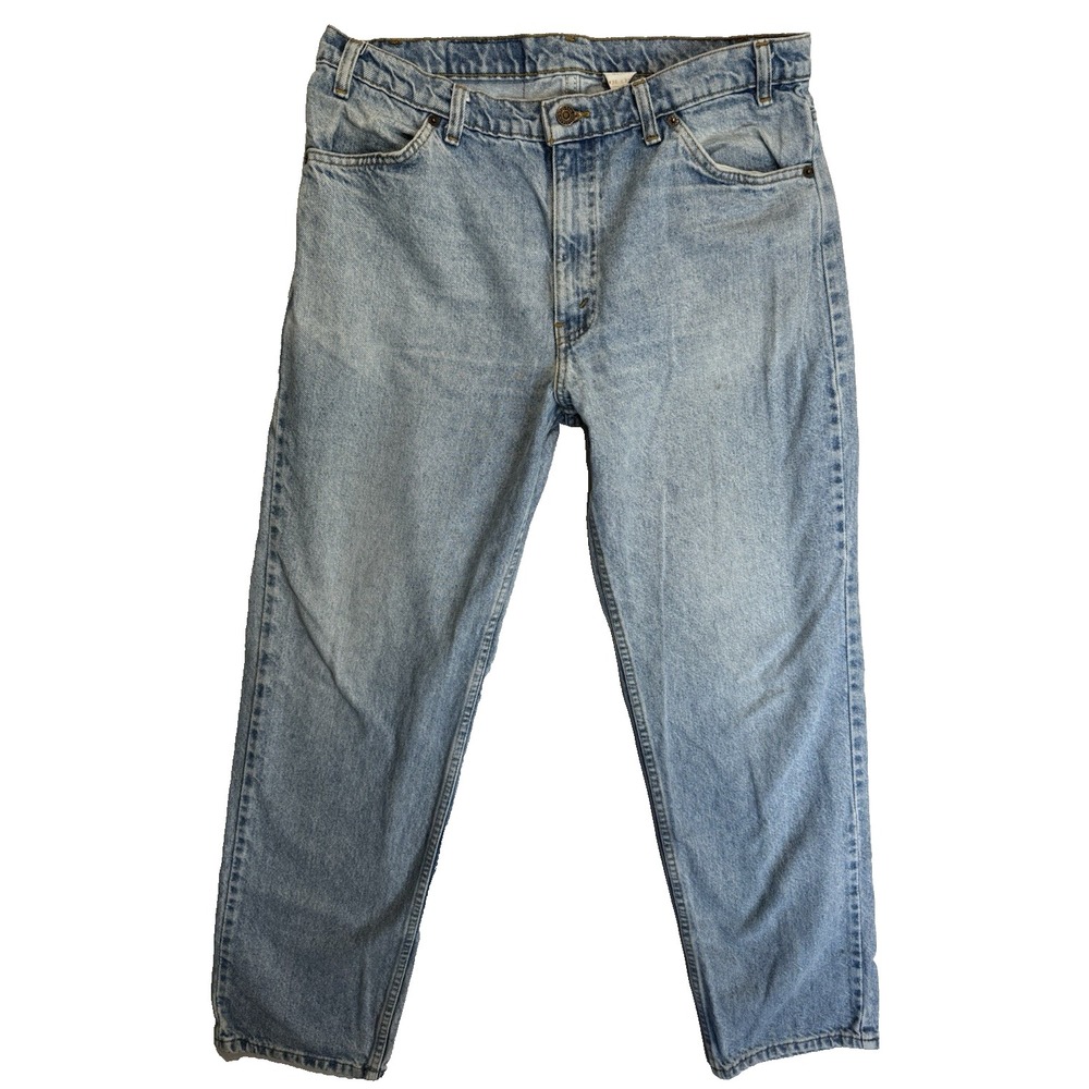 Vintage Levi's 506 Straight Leg 41506-0214 Orange Tab Jeans Size 36 X 32